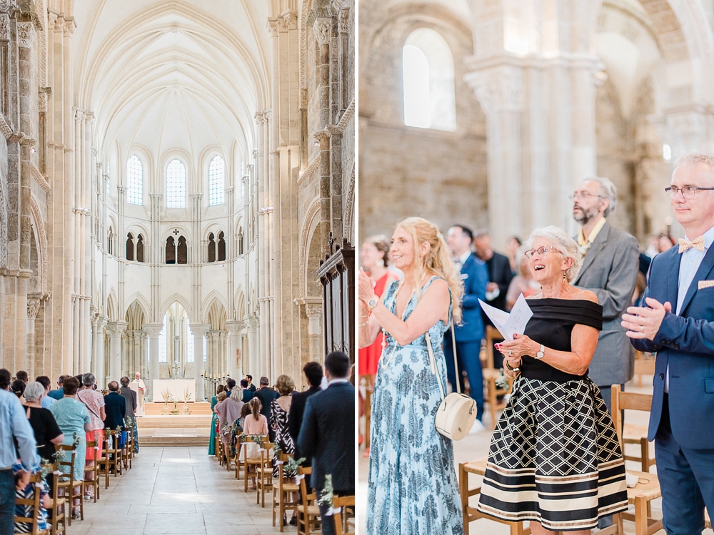 Cérémonie religieuse à la basilique de Vézelay