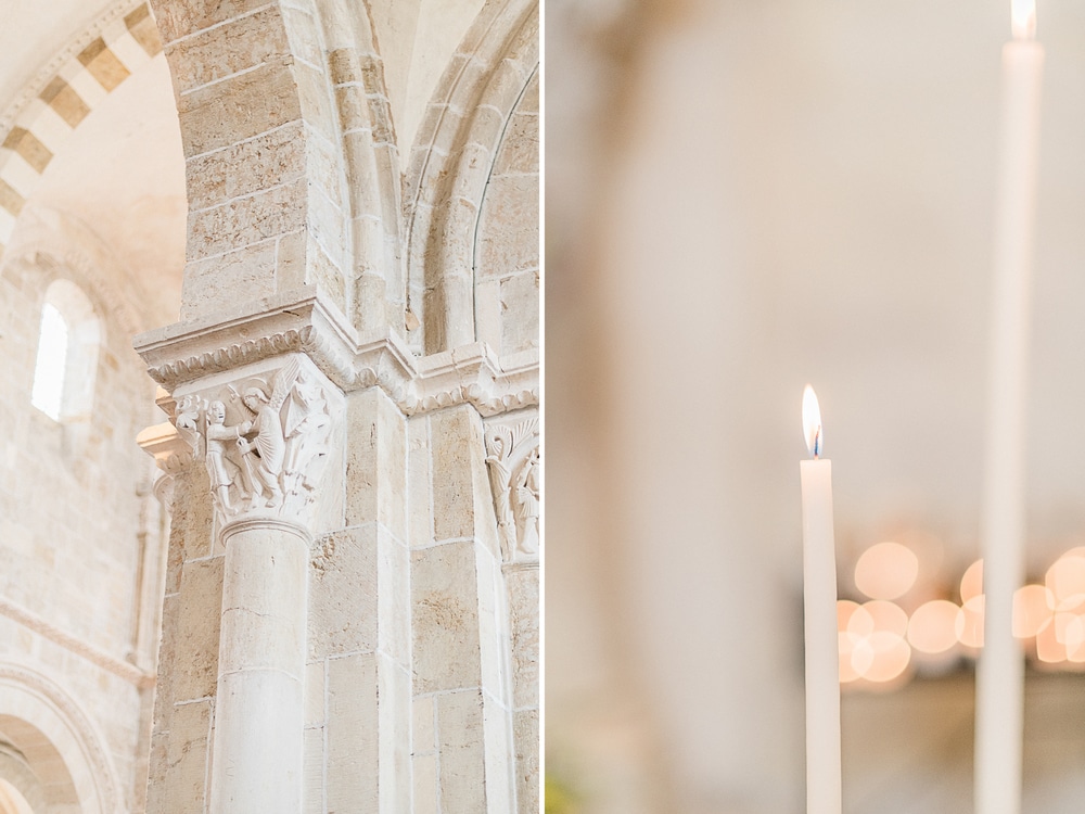 Détails de la basilique de Vézelay