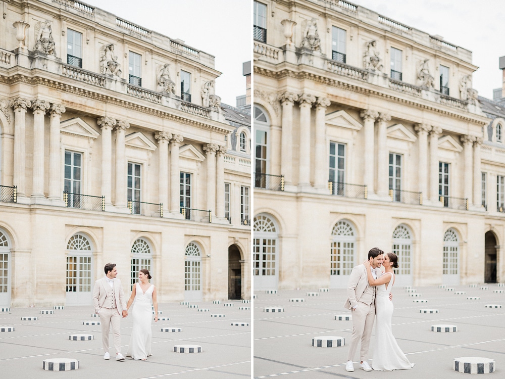 Une séance photo couple au Palais des Beaux Arts à Paris