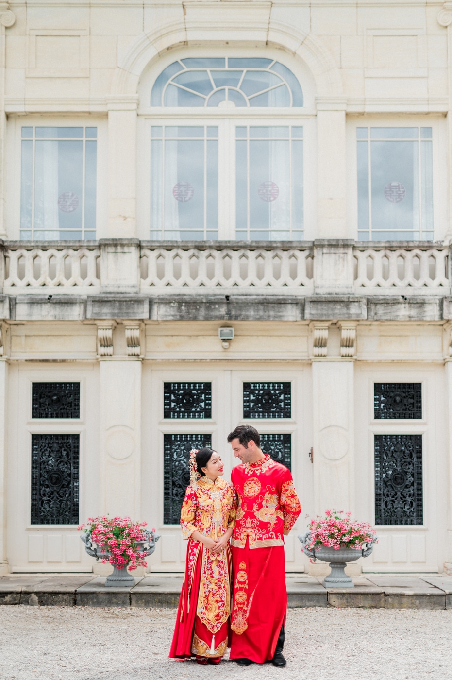 Séance photo de couple au Château de Varennes