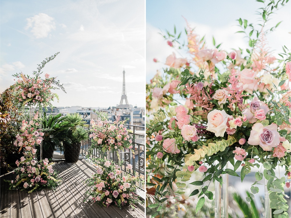 Cérémonie laïque pour un elopement à Paris, à l'Hôtel Marignan