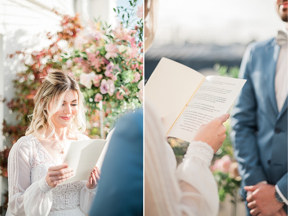 Cérémonie laïque pour un elopement à Paris, à l'Hôtel Marignan