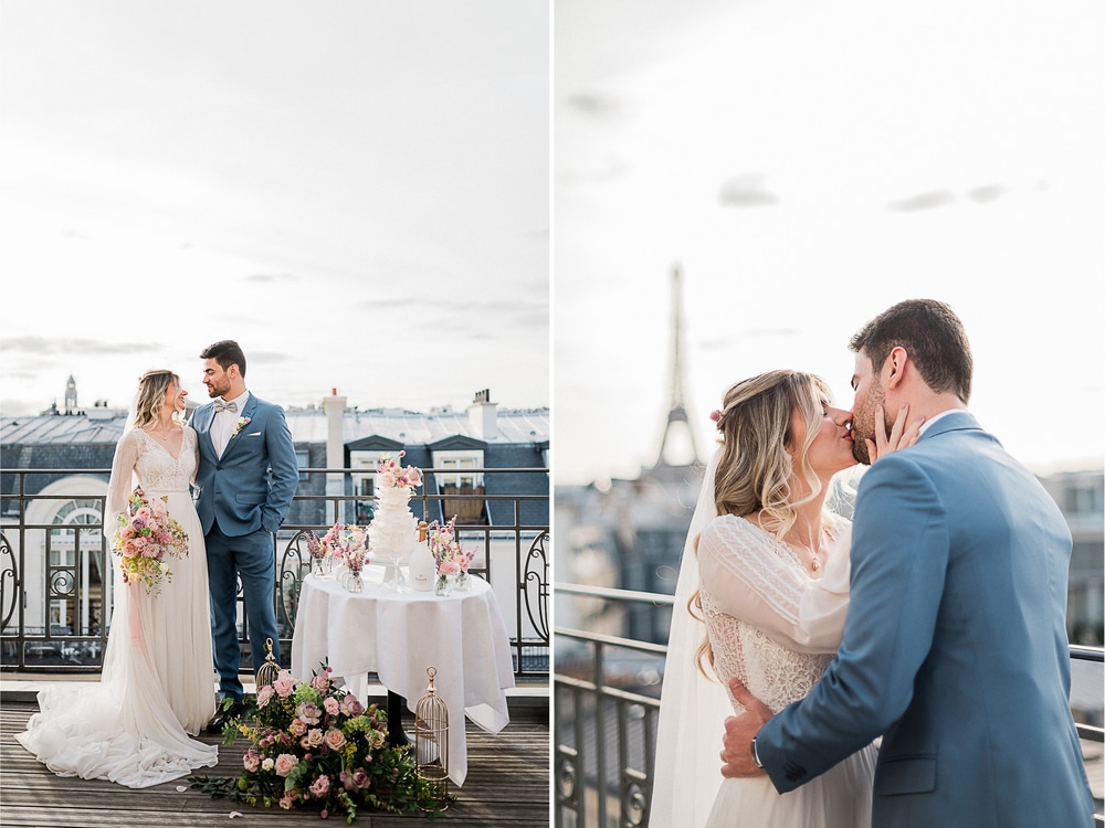 Wedding Cake sur les toits de Paris