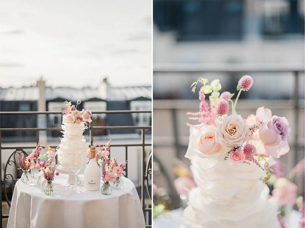 Wedding Cake sur les toits de Paris