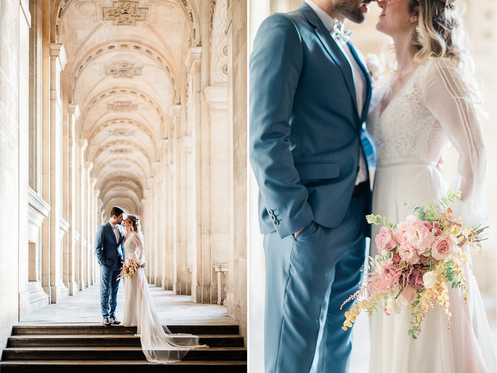 wedding elopement paris hotel marignan