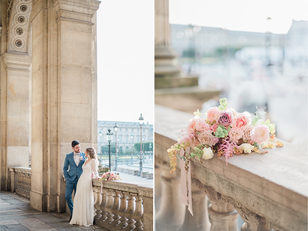 wedding intime elopement champs elysees