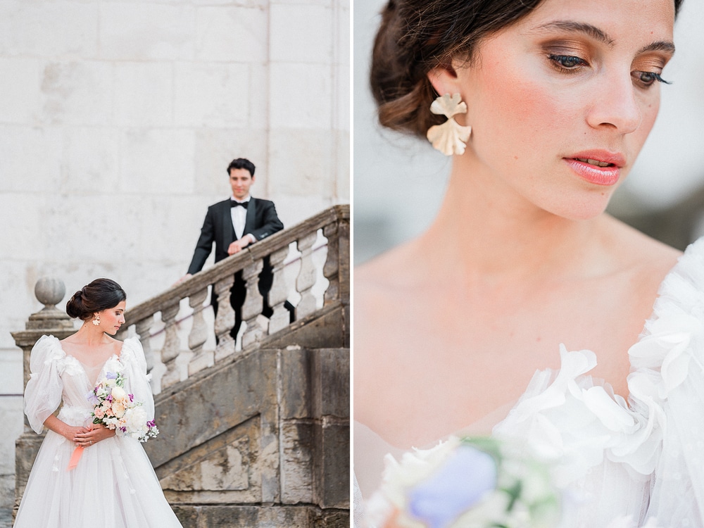 Shoot éditorial à Annecy sur le thème du mariage, situé en Haute-Savoie, au cœur de la région Auvergne-Rhône-Alpes