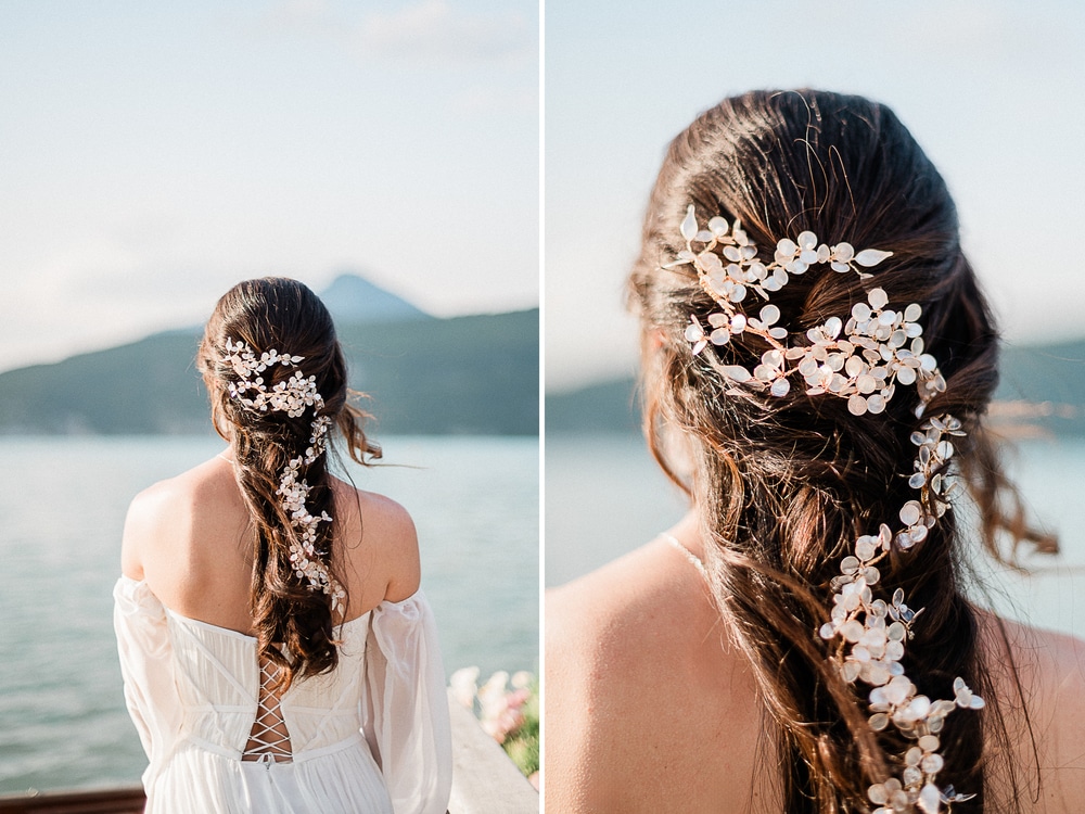 Coiffure de la mariée