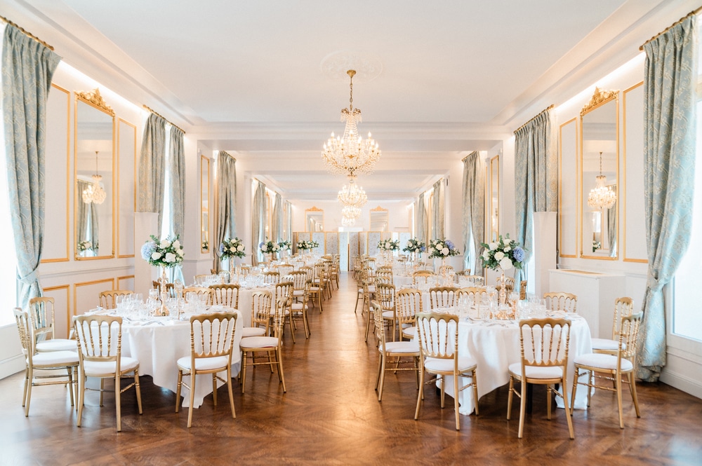 Salle de réception mariage du Château d'Aveny