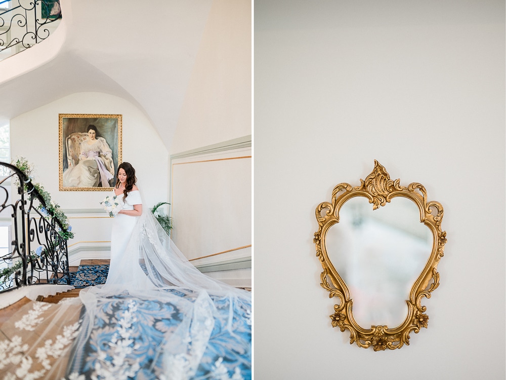 Préparatifs de la mariée au Château d'Aveny