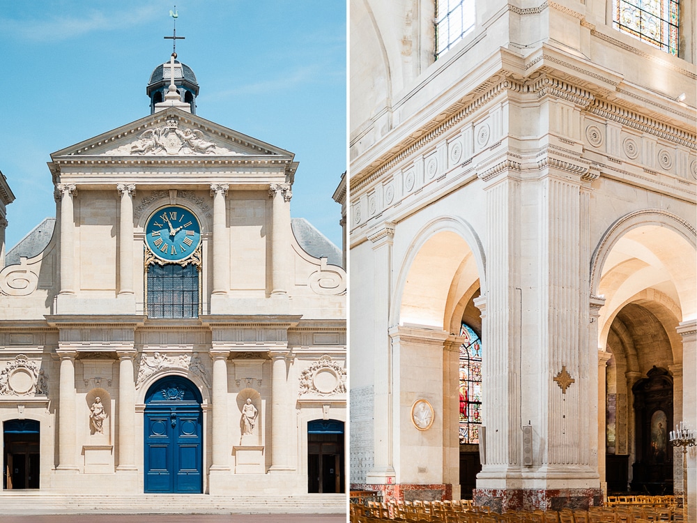 Cérémonie religieuse à l'Église Notre-Dame de Versailles