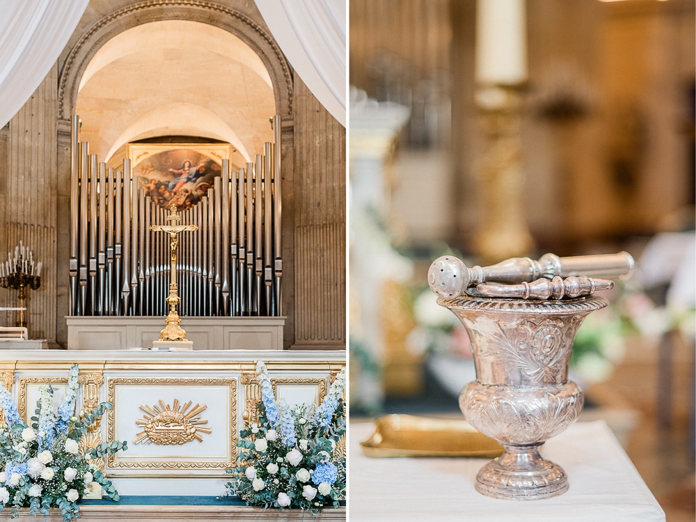 Cérémonie religieuse à l'Église Notre-Dame de Versailles