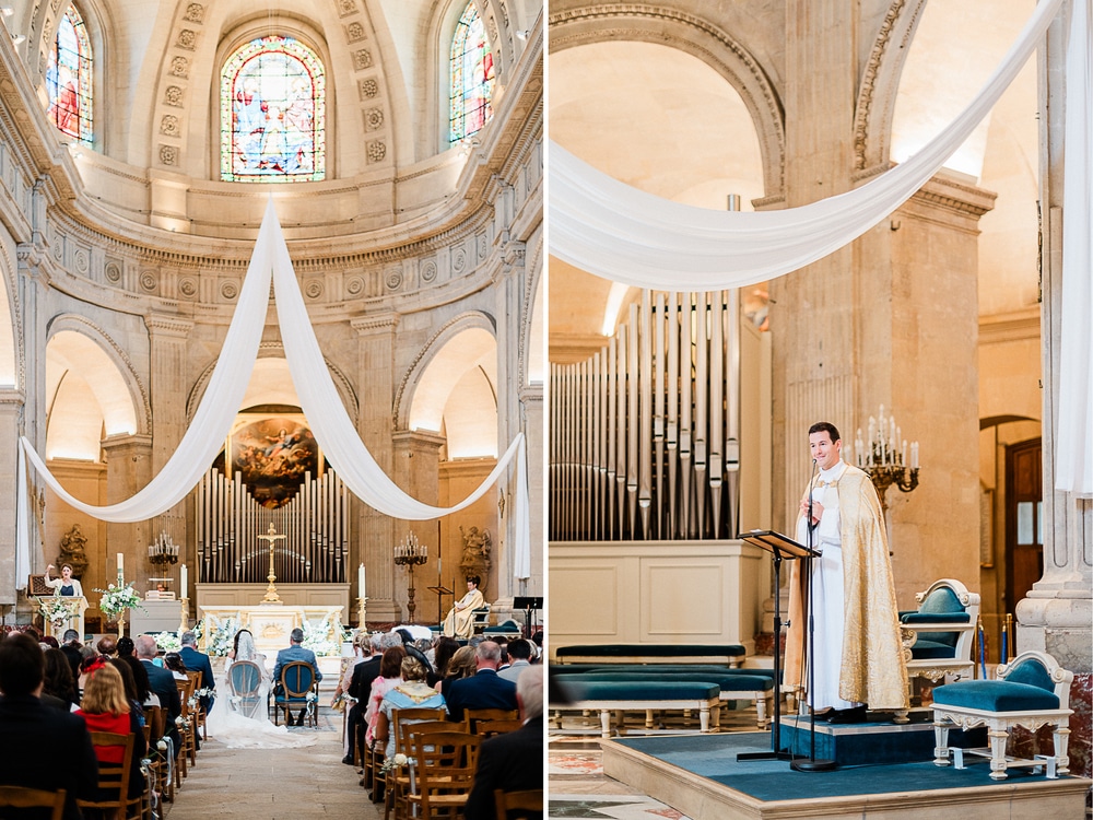 Cérémonie religieuse à l'Église Notre-Dame de Versailles