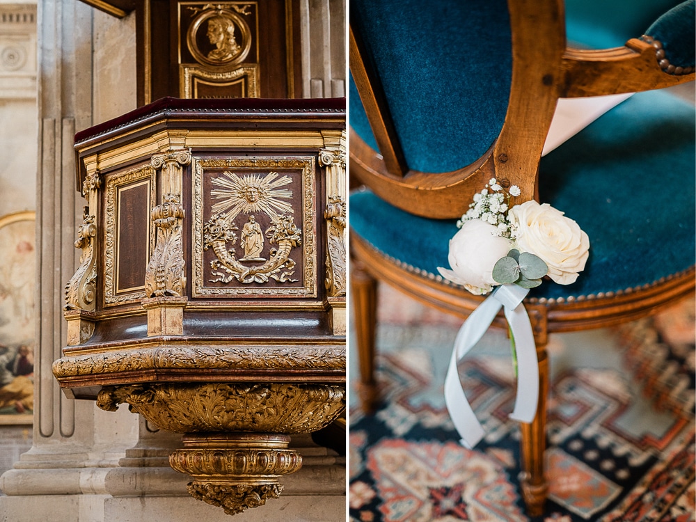 Cérémonie religieuse à l'Église Notre-Dame de Versailles