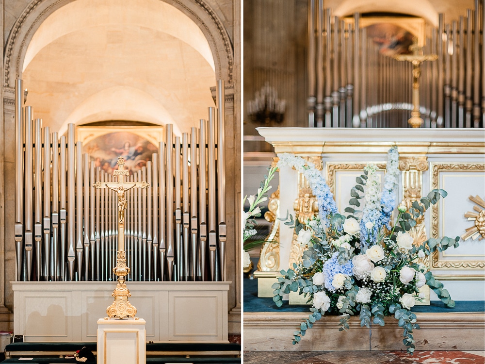 Cérémonie religieuse à l'Église Notre-Dame de Versailles