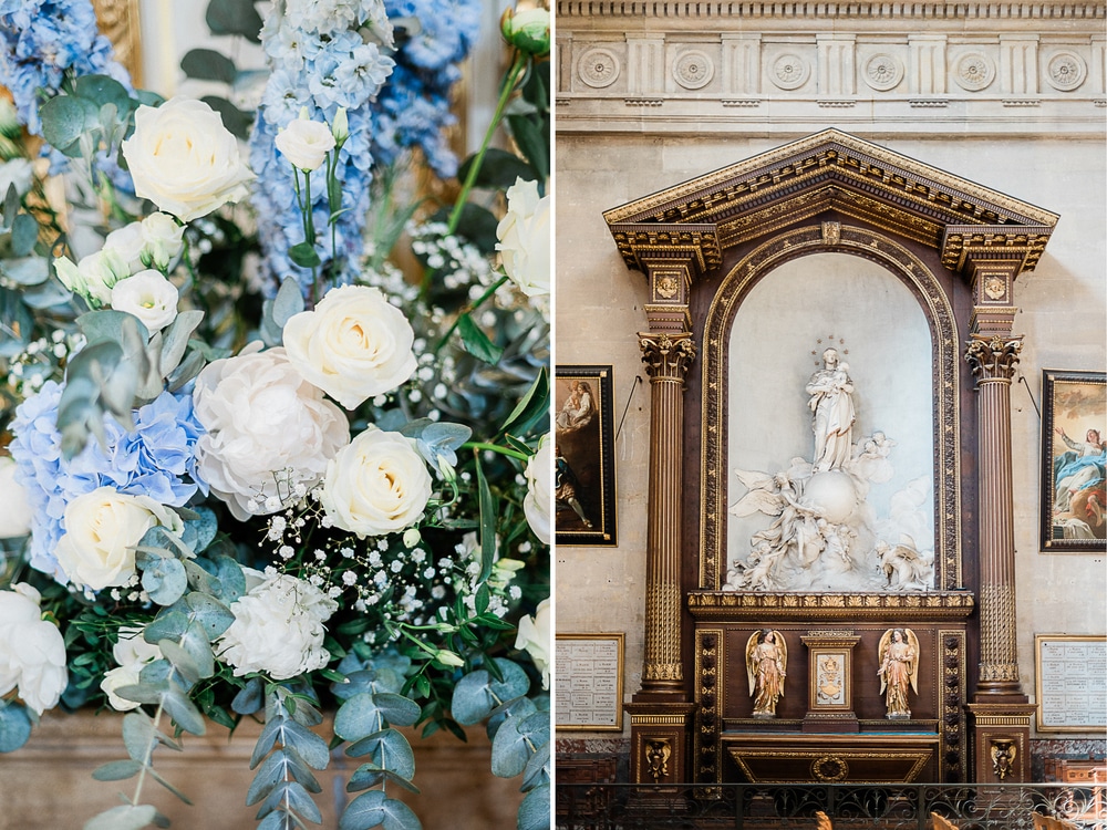 Cérémonie religieuse à l'Église Notre-Dame de Versailles