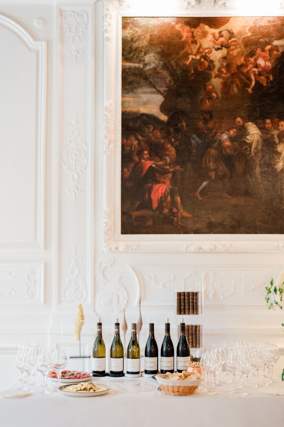 Dégustation de vins et fromages mariage Bourgogne Abbaye de Maizières