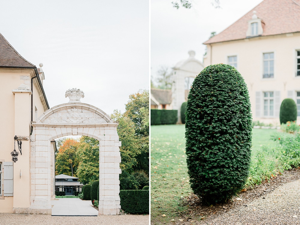 Murs en pierre du Domaine de l’Abbaye de Maizières en Bourgogne