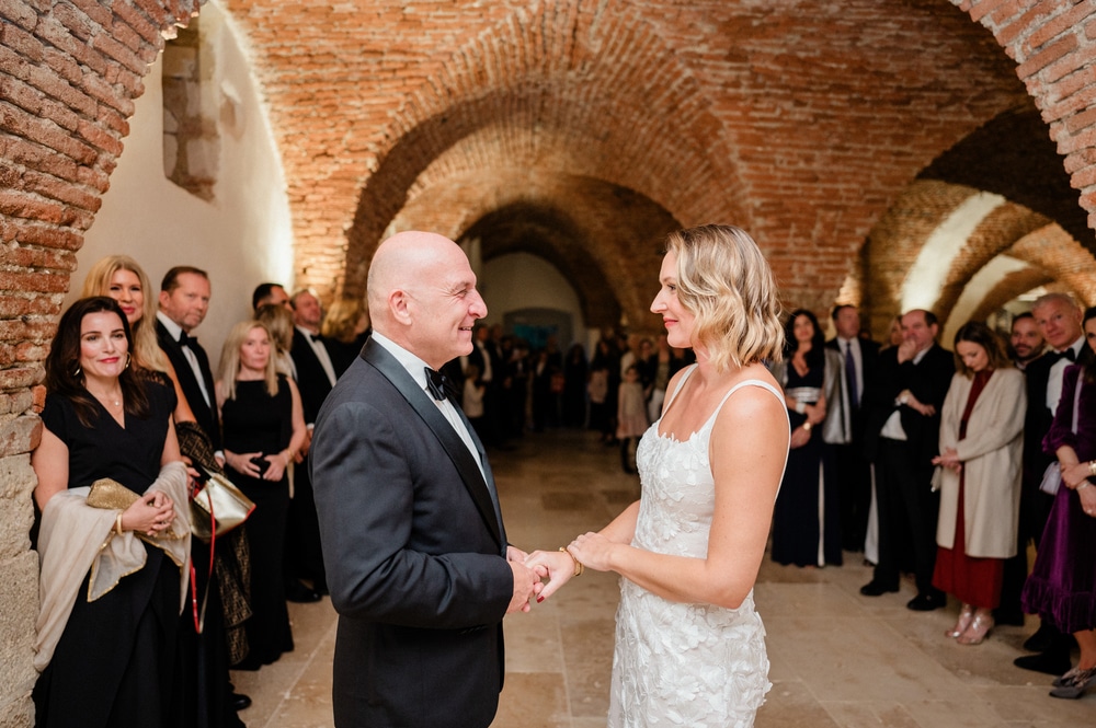 Échange vœux mariage Domaine Abbaye de Maizières