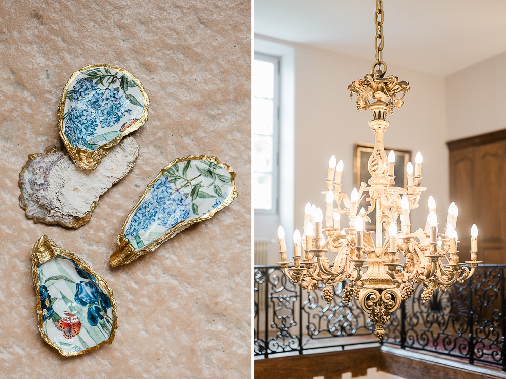 Moments préparation mariée mariage Bourgogne Abbaye Maizières