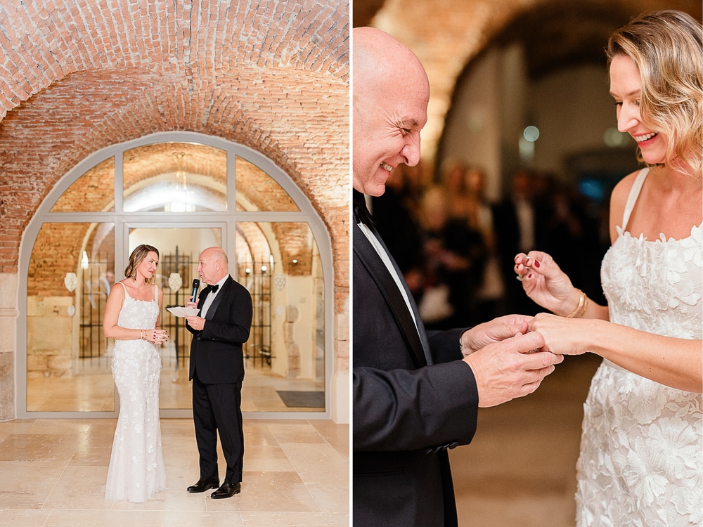 Cérémonie intime mariage Bourgogne Abbaye de Maizières